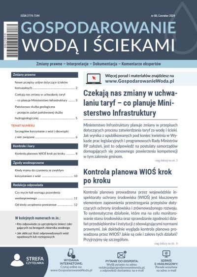 Gospodarowanie wodą i ściekami nr 88 - czerwiec 2024