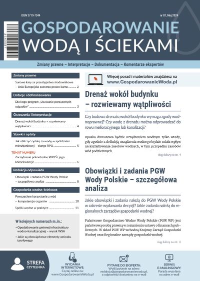 Gospodarowanie wodą i ściekami nr 87 - maj 2024