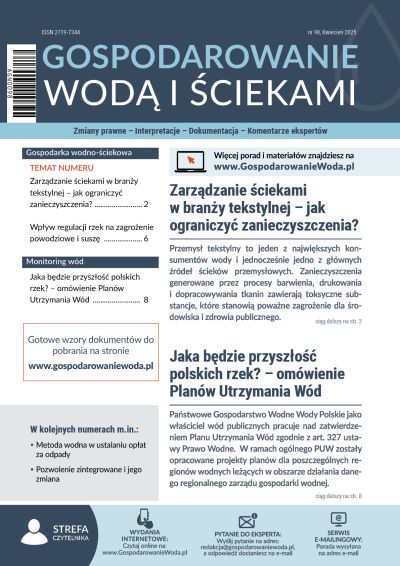 Gospodarowanie wodą i ściekami nr 98 - kwiecień 2025