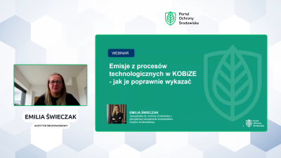 Emisje z procesów technologicznych w KOBIZE - webinar