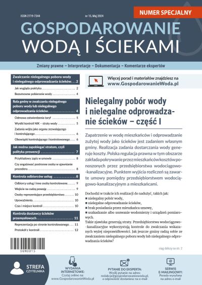 Gospodarowanie wodą i ściekami, numer specjalny - nr 15, maj 2024