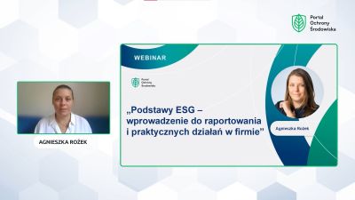 podstawy ESG - webinar