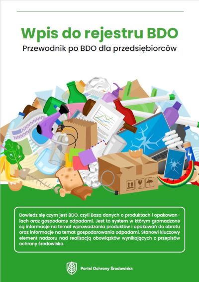 Przewodnik po BDO dla przedsiębiorców - infografika