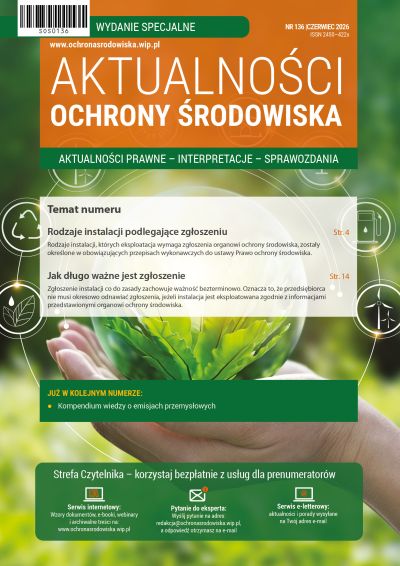 Aktualności ochrony środowiska nr specjalny 136 - czerwiec 2026