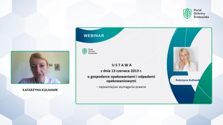 Ustawa o gospodarce opakowaniami i odpadami opakowaniowymi: najważniejsze przepisy - webinar