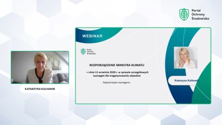 Rozporządzenie w sprawie magazynowania odpadów - webinar