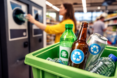Zwrot opakowań w sklepach
