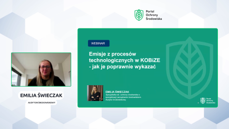 Emisje z procesów technologicznych w KOBIZE - webinar