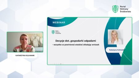 Decyzje dotyczące gospodarki odpadami - webinar